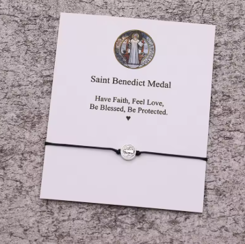 Saint Benedict Wish Bracelet - Protection Medal Bracelet