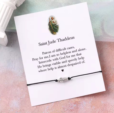 Saint Jude Wish Bracelet - Patron of Hopeless Causes